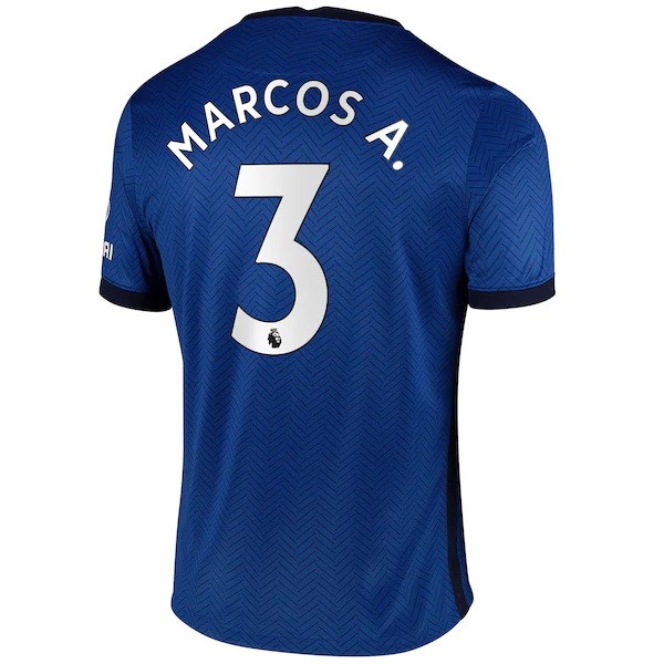 Maglia Chelsea NO.3 Marcos A. Prima 20/21 Blu